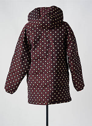 Parka manches longues a capuche violet IDANO femme