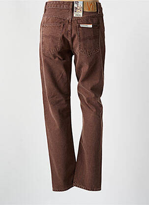 Pantalon slim poches marron NUDIE JEANS CO femme