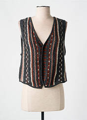 Gilet sans manche gris LEON & HARPER pour femme seconde vue