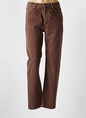 Pantalon slim marron NUDIE JEANS CO pour femme seconde vue