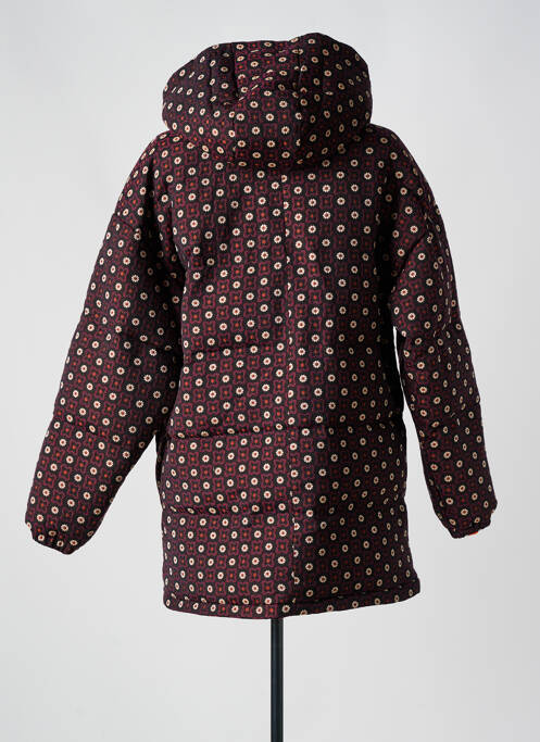 Parka manches longues a capuche violet IDANO femme