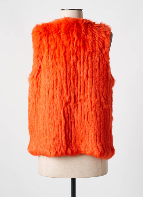 Veste casual col rond orange OAKWOOD femme