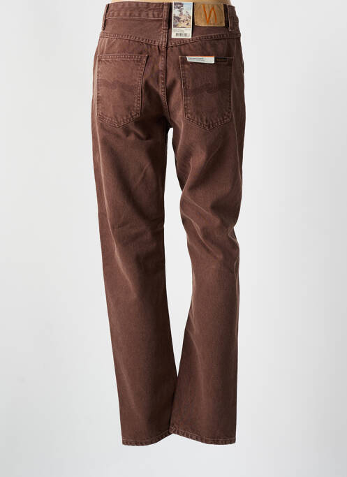 Pantalon slim marron NUDIE JEANS CO pour femme
