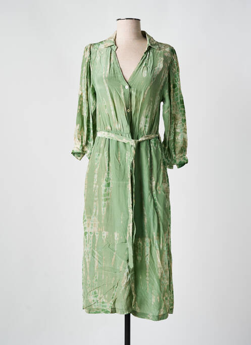 Robe longue vert MKT STUDIO pour femme