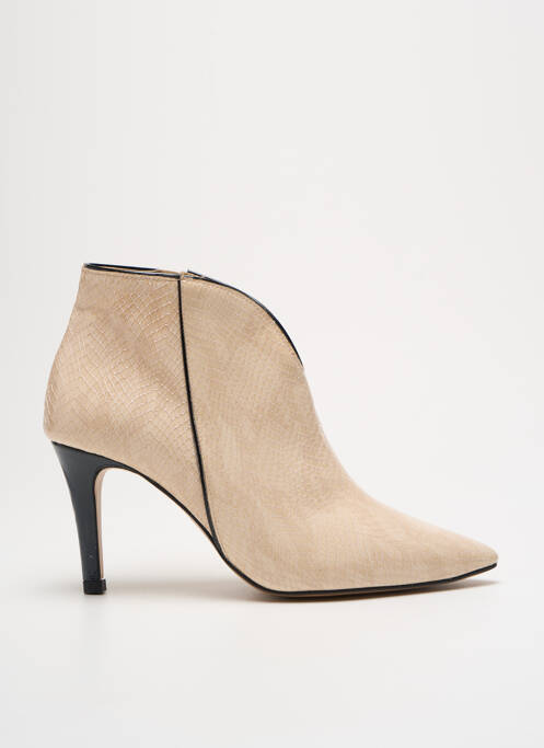 Bottines/Boots beige CRÉATIS pour femme