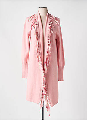 Gilet manches longues stretch rose LIU  JO femme
