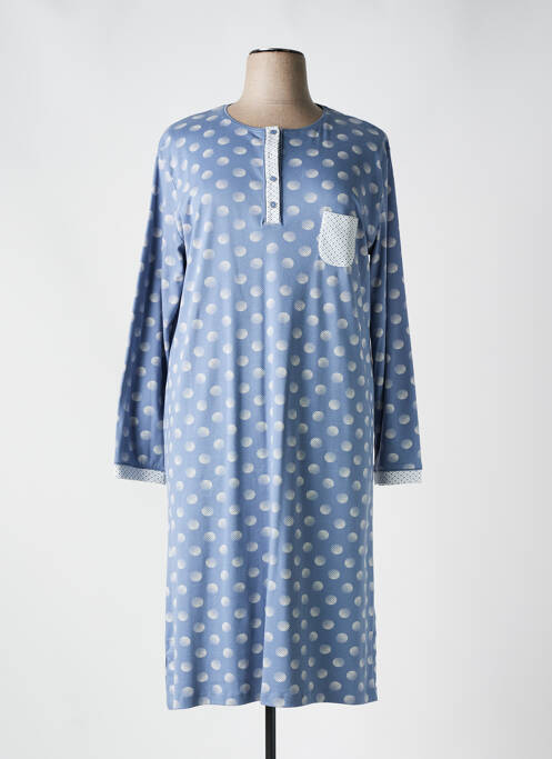 Chemise de nuit bleu CANAT pour femme