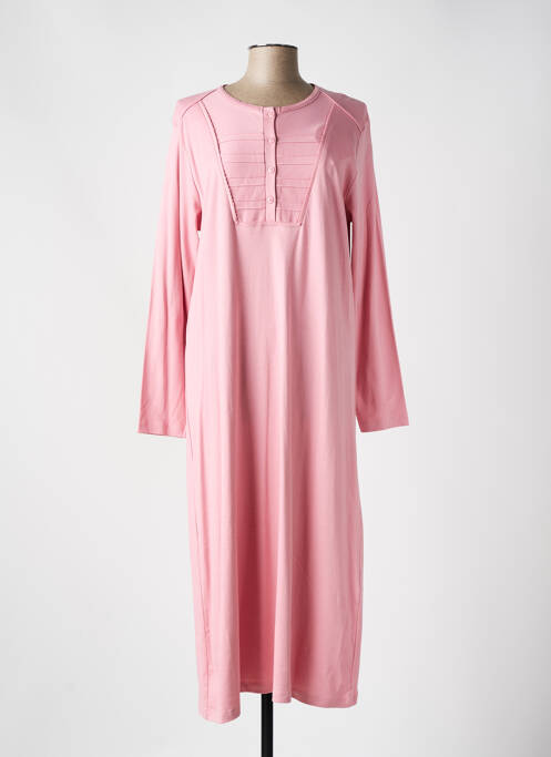 Chemise de nuit rose CANAT pour femme