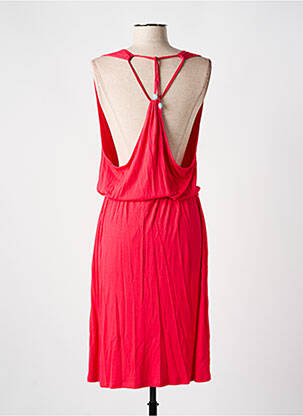 Robe de plage coupe fluide rouge ANTIGEL femme