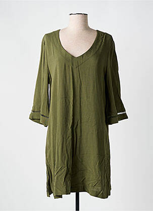 Robe de plage coupe fluide vert MARIE JO femme
