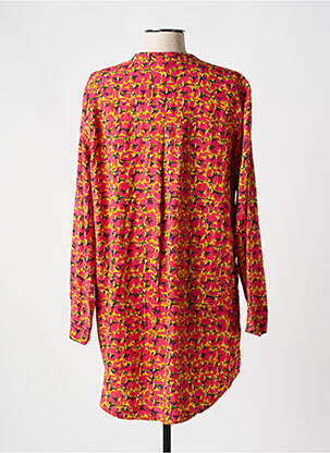 Robe courte coupe fluide manches longues rose SIMONE PERELE femme