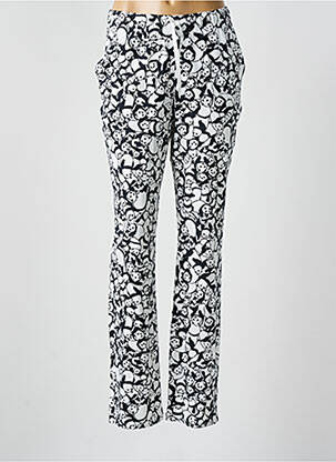 Pantalon slim taille élastique noir ROSCH CREATIVE CULTURE femme