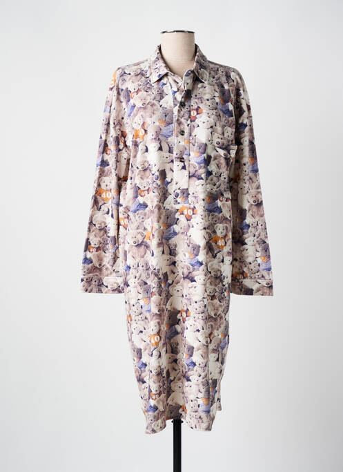 Chemise de nuit beige ARTHUR pour femme