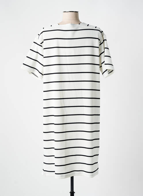 Robe mi-longue blanc CANAT pour femme