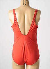 Maillot de bain 1 pièce orange ANTIGEL pour femme seconde vue