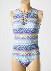 Maillot de bain 1 pièce violet PRIMADONNA pour femme seconde vue