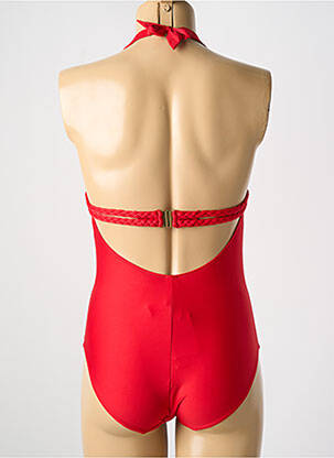 Maillot de bain 1 pièce stretch haut soutien-gorge moulé rouge MARIE JO femme