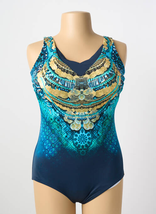 Maillot de bain 1 pièce bleu SUNFLAIR pour femme
