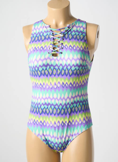 Maillot de bain 1 pièce violet PRIMADONNA pour femme