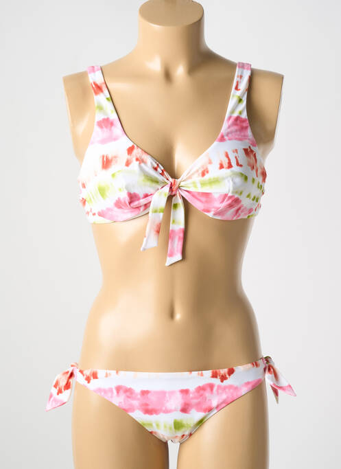 Maillot de bain 2 pièces blanc PASSIONATA pour femme