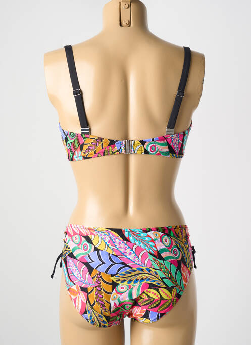 Maillot de bain 2 pièces noir ANTIGEL pour femme