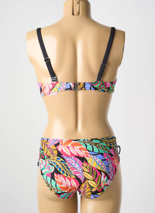 Maillot de bain 2 pièces noir ANTIGEL pour femme