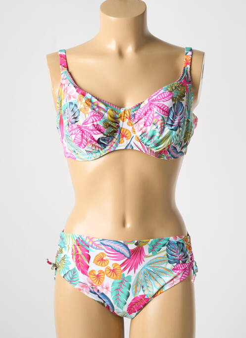 Maillot de bain 2 pièces rose ANTIGEL pour femme