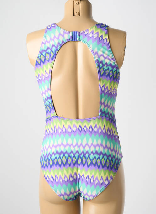 Maillot de bain 1 pièce imprimé fantaisie haut soutien-gorge moulé violet PRIMA DONNA femme