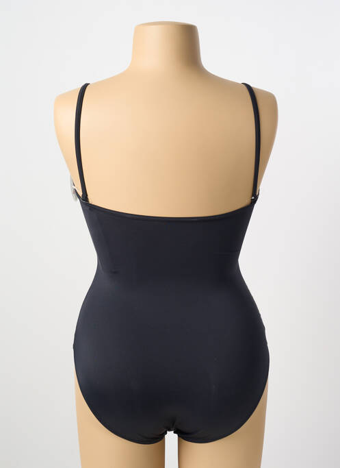 Maillot de bain 1 pièce bretelles élastiquées amovibles haut soutien-gorge moulé noir CHARMLINE femme