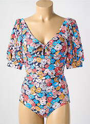 Maillot de bain 1 pièce bleu CYELL pour femme seconde vue