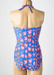 Maillot de bain 1 pièce bleu CYELL pour femme seconde vue