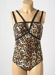 Maillot de bain 1 pièce marron AMORESSA pour femme seconde vue