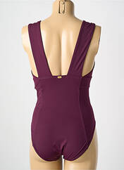 Maillot de bain 1 pièce violet AMORESSA pour femme seconde vue