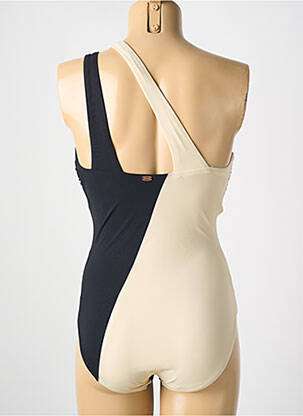 Maillot de bain 1 pièce stretch haut soutien-gorge moulé noir AMORESSA femme