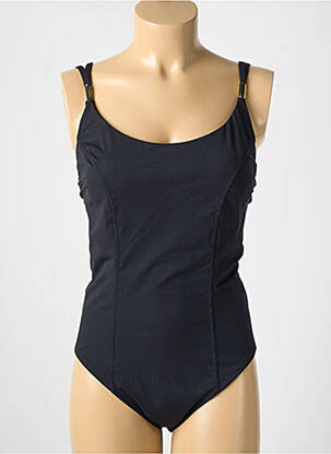 Maillot de bain 1 pièce stretch haut soutien-gorge moulé noir AMORESSA femme