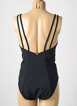 Maillot de bain 1 pièce stretch haut soutien-gorge moulé noir AMORESSA femme