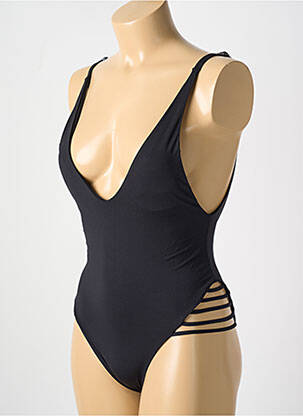 Maillot de bain 1 pièce haut triangles haut triangles noir MALAI femme