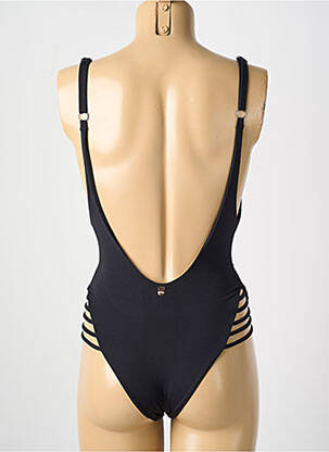 Maillot de bain 1 pièce haut triangles haut triangles noir MALAI femme