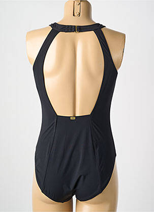 Maillot de bain 1 pièce stretch haut soutien-gorge moulé noir AMORESSA femme