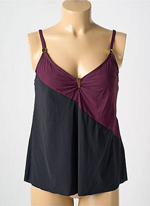 Top de bain stretch violet AMORESSA femme