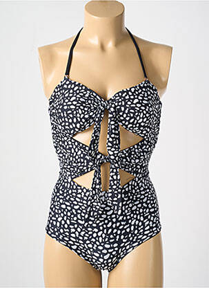 Maillot de bain 1 pièce haut bandeau haut bandeau noir MALAI femme