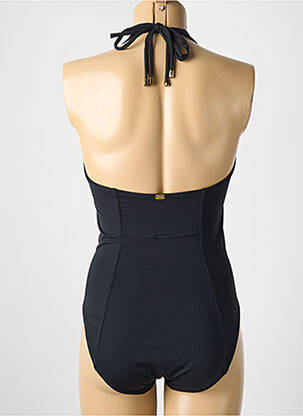 Maillot de bain 1 pièce stretch haut soutien-gorge moulé noir AMORESSA femme