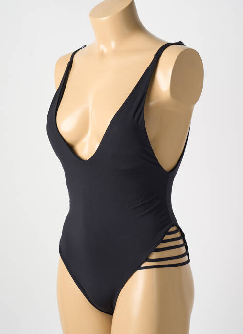 Maillot de bain 1 pièce noir MALAI pour femme