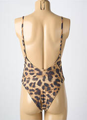 Maillot de bain 1 pièce marron PILYQ pour femme seconde vue