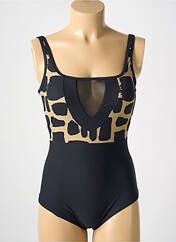 Maillot de bain 1 pièce noir MIRADONNA pour femme seconde vue