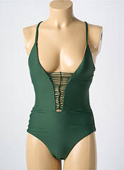 Maillot de bain 1 pièce vert PILYQ pour femme seconde vue