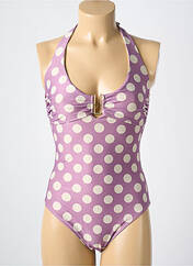 Maillot de bain 1 pièce violet CYELL pour femme seconde vue