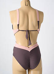 Maillot de bain 1 pièce violet PILYQ pour femme seconde vue