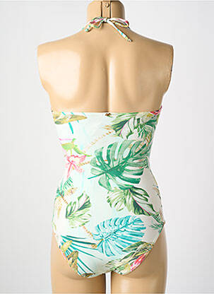 Maillot de bain 1 pièce haut bandeau haut bandeau blanc PILYQ femme
