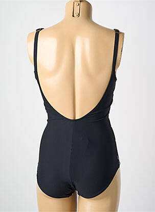 Maillot de bain 1 pièce imprimé fantaisie haut soutien-gorge moulé noir MIRADONNA femme